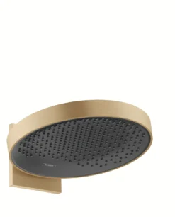 Yläsuihku Hansgrohe Rainfinity 360 1jet PowderRain, piiloasennus seinään, harjattu pronssi