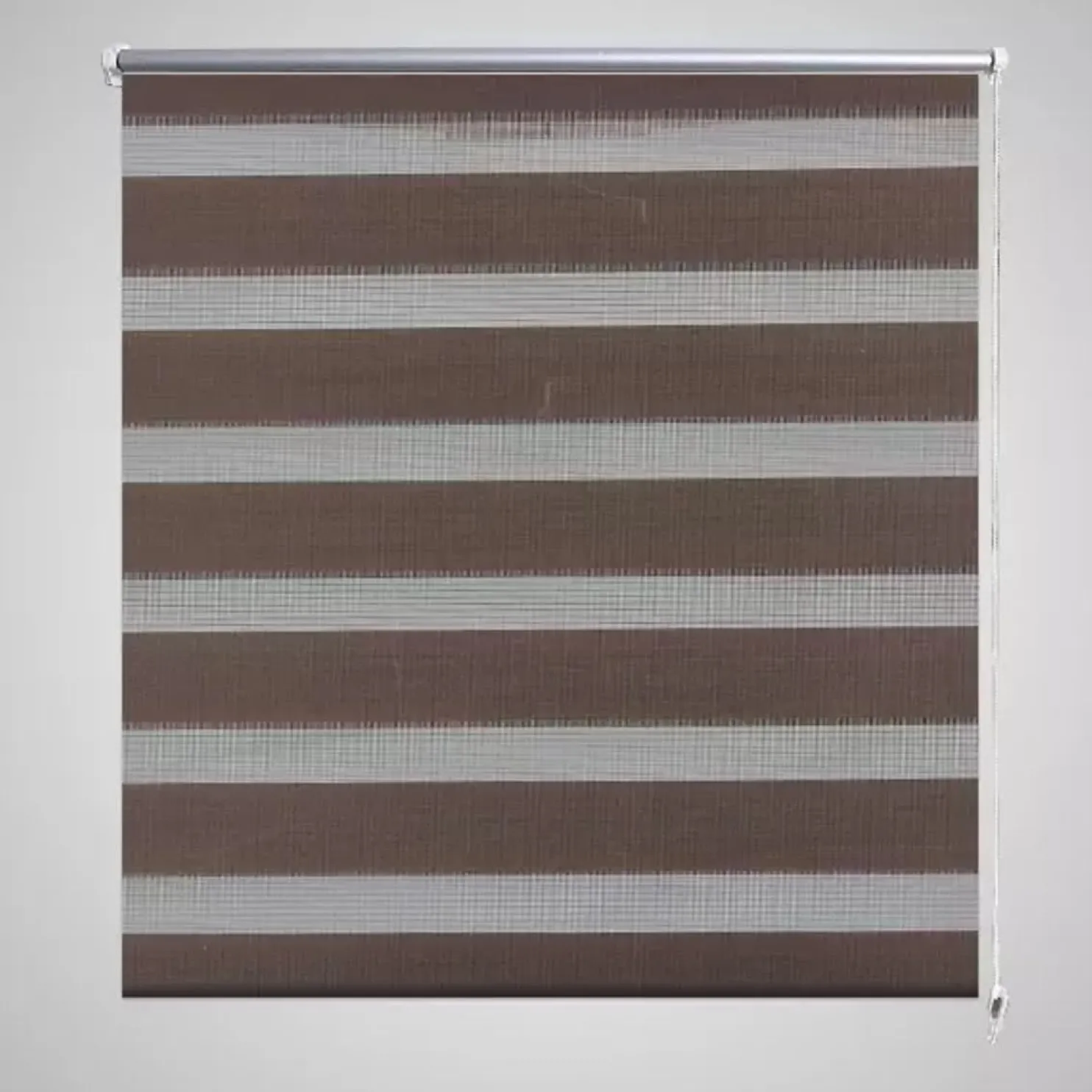 Zebra rullakaihdin 100 x 175 cm kahvinruskea